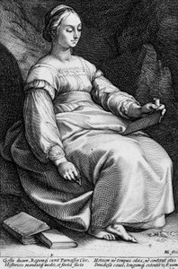 Clio de Hendrick Goltzius