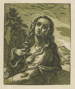 A penitente Maria Madalena de Hendrick Goltzius