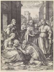 Os Três Reis Magos de Hendrick Goltzius