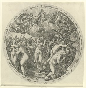 Os abençoados são separados dos amaldiçoados
O Juízo Final (título da série) de Hendrick Goltzius