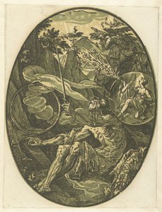 Demogorgon na Caverna da Eternidade
Deuses e deusas (título da série) de Hendrick Goltzius