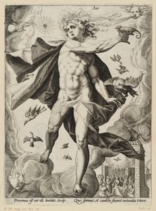 Os quatro elementos: Ar de Hendrick Goltzius