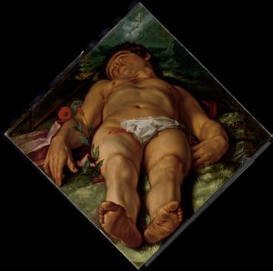 Adónis moribundo de Hendrick Goltzius