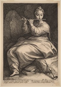 Euterpe de Hendrick Goltzius