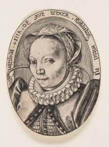 Grietgen Jansdochter, esposa do artista de Hendrick Goltzius