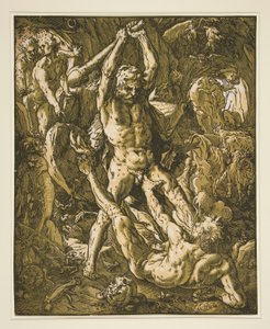 Hércules Killing Cacus de Hendrick Goltzius