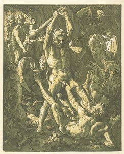 Hércules em Cacus de Hendrick Goltzius