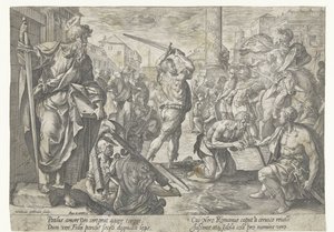 O martírio de Paulo
O martírio de Cristo e os apóstolos (título da série) de Hendrick Goltzius