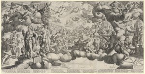 O casamento de Amor e Psique de Hendrick Goltzius
