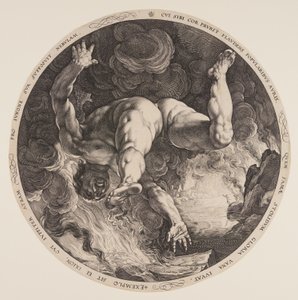 Ixion, de Os Quatro Desgraçados de Hendrick Goltzius