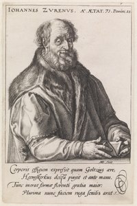 Johannes Zurenus (1517-1591) de Hendrick Goltzius