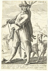 Terra (Terra) de Hendrick Goltzius