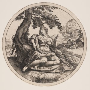 Judá e Thamar de Hendrick Goltzius