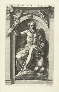 Júpiter Júpiter (título no objeto) Oito Deuses Clássicos (título da série) de Hendrick Goltzius