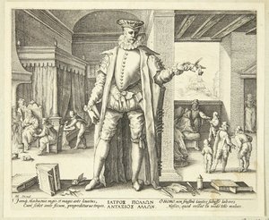 O médico como ser humano de Hendrick Goltzius