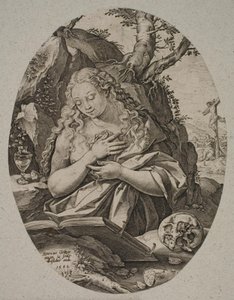 Maria Madalena de Hendrick Goltzius