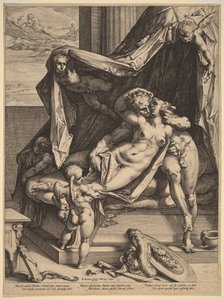 Marte e Vénus de Hendrick Goltzius