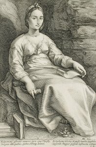 Melpómene de Hendrick Goltzius