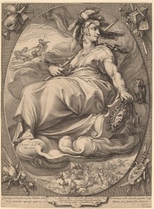 Minerva de Hendrick Goltzius