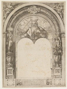 Moisés com as Tábuas da Lei de Hendrick Goltzius