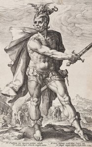 Múcio Cévola (Heróis romanos, prancha 3)