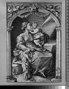 Carinho pelo próximo de Hendrick Goltzius