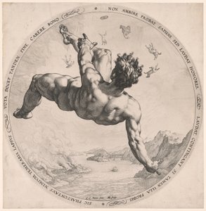 Phaeton, de Os Quatro Desgraçados de Hendrick Goltzius