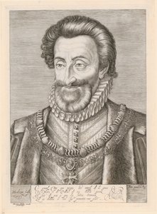 Retrato de Henrique IV, rei de França de Hendrick Goltzius