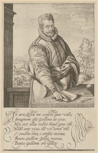 Retrato de Philips Galle de Hendrick Goltzius