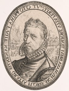 Retrato de Albert Fransz. Schatter de Hendrick Goltzius