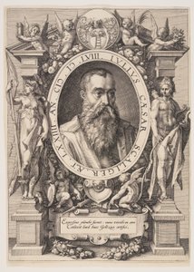 Retrato de Júlio César Scaliger de Hendrick Goltzius