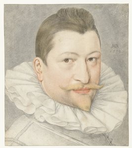 Retrato de Johannes Sadeler I de Hendrick Goltzius