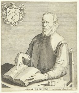 Retrato de Gerard de Jode de Hendrick Goltzius