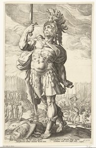 Publius Horace
Os heróis romanos (título da série) de Hendrick Goltzius
