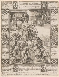 Regnum Dei quaerere, página 4 da série «Alegorias da fé cristã» de Hendrick Goltzius