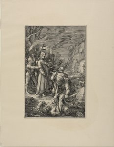 A Traição de Cristo, prato três da Paixão de Cristo de Hendrick Goltzius