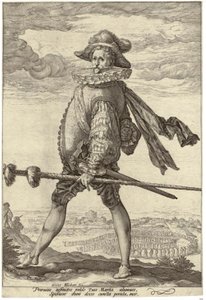 O capitão da infantaria de Hendrick Goltzius