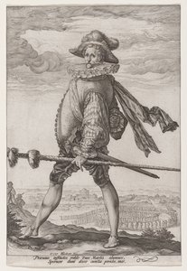 O capitão da infantaria de Hendrick Goltzius