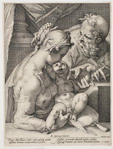 A Sagrada Família de Hendrick Goltzius