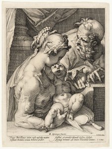 A Sagrada Família de Hendrick Goltzius