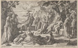 O Julgamento de Midas de Hendrick Goltzius