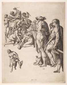 O Massacre dos Inocentes de Hendrick Goltzius
