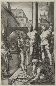 A Paixão: A Flagelação de Hendrick Goltzius