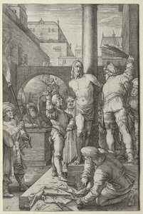 A Paixão: A Flagelação de Hendrick Goltzius