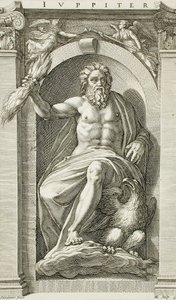 A série dos deuses antigos de Hendrick Goltzius