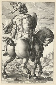 Titus Manlius
Os heróis romanos (título da série) de Hendrick Goltzius