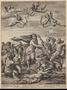 O Triunfo de Galateia de Hendrick Goltzius