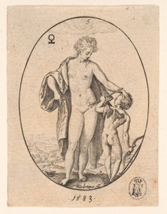 Vénus e Cupido de Hendrick Goltzius