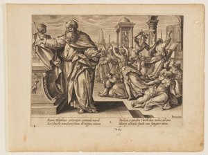 O Martírio de São Mateus, de O Martírio de Cristo e dos Apóstolos de Hendrick Goltzius