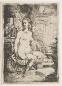 Bathsheba recebe a carta de David de Hendrick Heerschop